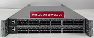 2 x commutateurs Fibre Channel actifs HPE SN6000B 16 Go 48 ports/48 ports - QR480B - Photo 1/4