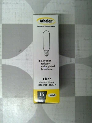 Athalon 15T6C/CL145/ATH 145V 15W Bulb **Free Shipping** - Image 1 of 3