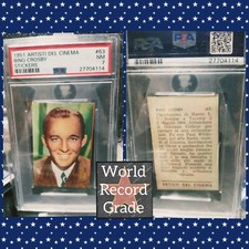 🎥 1951 Artisti del Cinema BING CROSBY PSA 7 Pop1 1940s Top Grossing Movie Star