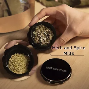 GRINDER Crusher 2.5" Alumium Non Stick Spice Herb Manual Grinder High Quality - Picture 1 of 11