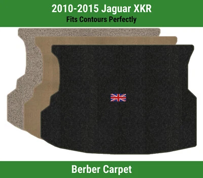 Alfombra de maletero Lloyd Berber para Jaguar XKR 2010-2015 con logotipo de bandera británica Foto 1 de 4