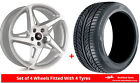 Alloy Wheels & Tyres 18" River R4 For Vauxhall Grandland X 17-22