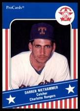1991 ProCards Florida State Darren Niethammer Charlotte Rangers #FSL5