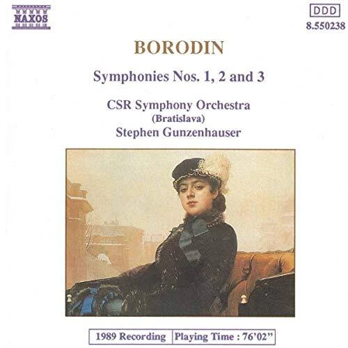 Borodin Symphonies NOS 1 2 and 3 Naxos CD 1989 Recording