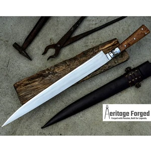 RUGGER DAGGER/18 inches Long Blade hand forged Dagger/hunting/tactical/Survival - Picture 1 of 8