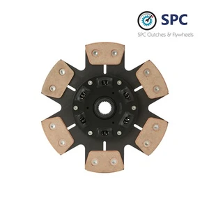 SPC STAGE 3 6-PUCK SPRUNG RACE CLUTCH DISC Fits 2008-2017 MITSUBISHI LANCER 2.0L - Picture 1 of 2