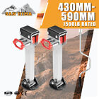San Hima 430Mm 1500Lbs Drop Down Corner Legs Caravan Stabilizer Steel Legs 2Pcs