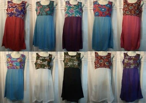 3 x damas y adolescentes pijamas pijamas ropa de noche camisón ropa de dormir Chemise talla 8-10 - Imagen 1 de 2