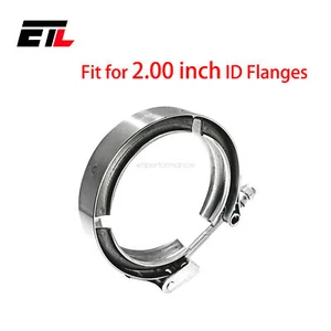 2.0'' Diameter V Band Clamp Stainless Steel T304 For Turbo Downpipe Exhaust Pipe - Bild 1 von 7