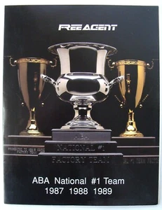 ~ Rare 1989 Old School FREEAGENT Factory Team BMX / Freestyle Brochure Vortex ~ - Picture 1 of 5
