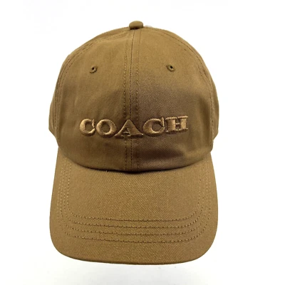 ¡Nuevo! Gorra de béisbol COACH con logotipo bordado silla de montar ligera O/S diseñador precio de venta sugerido por el fabricante $75 Foto 1 de 4