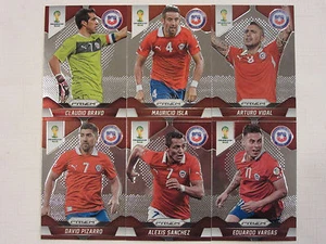 2014 Panini Prizm FIFA Fußball-Weltmeisterschaft Komplett Basisset Team Chile  - Bild 1 von 3