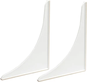 Bath Tub Shower Splash Guard 9-Inch X 7-Inch White (Pack of 2) - Picture 1 of 11