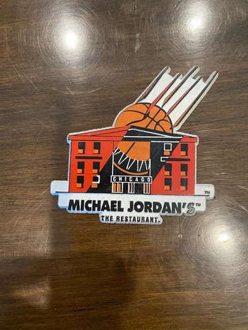 Vintage Michael Jordan’s The Restaurant Magnet From The 1990’s Rare Basketball Cover