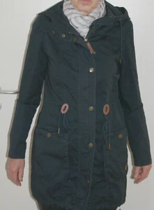 Jacke Damenjacke Freizeitjacke Parka blau Größe 36 Baumwolle wie neu - Bild 1 von 11