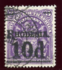 Rhodesia 1909 10D On 3S Deep Violet (Black Ovpt) Very Fine Used. Sg 117. Sc 91