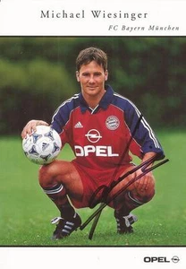 BAYERN MÚNICH: MICHAEL WIESINGER FIRMADO 6x4 PROMOCIÓN/FOTO OFICIAL DE RETRATO + CERTIFICADO DE AUTENTICIDAD - Imagen 1 de 1