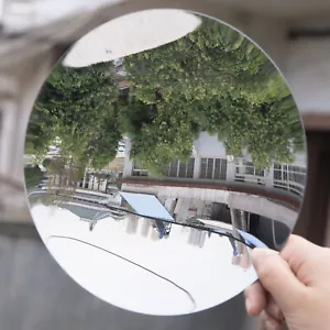 Plastic Acrylic Spherical Zoom Out Mirror UV Protection Sturdy Concave lens - Foto 1 di 11