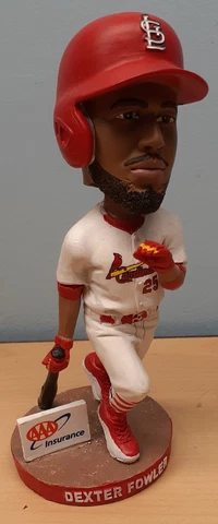 St. Louis Cardinals Bobblehead Dexter Fowler MLB AAA Insurance Cover