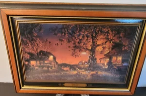 Terry Redlin "TWILIGHT TIME" Precious Memories Collection Plaque Origin Cert - Picture 1 of 9
