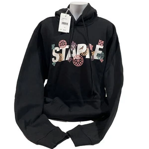 Heftklammer Taube Hoodie Sweatshirt Herren Größe Medium Grafik Pullover schwarz $ 68 - Bild 1 von 6