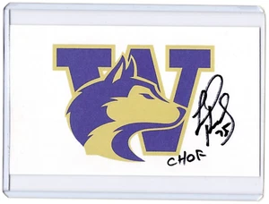 LINCOLN KENNEDY NCAA Washington Autogramm signed 3x5 Karteikarte - Bild 1 von 1