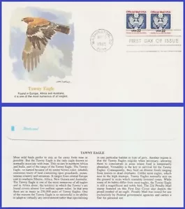USA4 #O136 U/A FLEETWOOD FDC STR2 Great Seal - Bild 1 von 1