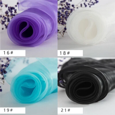 DIY Organza Wedding Drape Craft Fabric Dress Gauze Party Decor Cloth By Meter - image 1 of 4