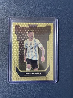 2022 FansMall Moment Argentina Cristian Romero #8 Gold Dragon 1/1 One Of One - Image 1 of 4