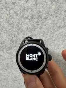 Montblanc SUMMIT 2 Smartwatch Wristwatch Black Used from JP - Picture 1 of 3