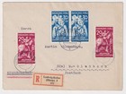 Rheinland-Pfalz Mi 30/31 auf R-Brief Ludwigshafen - Mönchengladbach