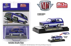 M2MACHINES, CHEVROLET K5 blazer 1973 blu-viola, 1/64,  M2M-31500MJS41 - Foto 1 di 2