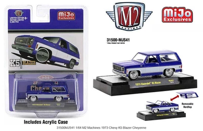 M2MACHINES, CHEVROLET K5 blazer 1973 blu-viola, 1/64,  M2M-31500MJS41 - Immagine 1 di 2