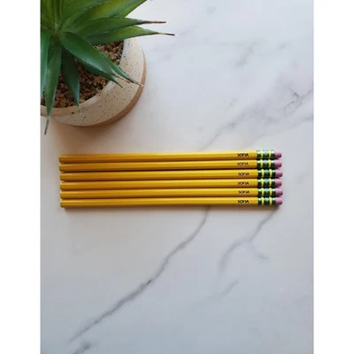 Personalized Pencils Engraved With A Name | Back to School Gifts - Image 1 of 4