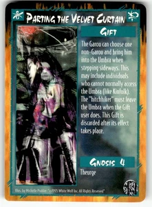1995 Rage Apocalypse The Umbra CCG Card - C Parting the Velvet Curtain - Picture 1 of 4