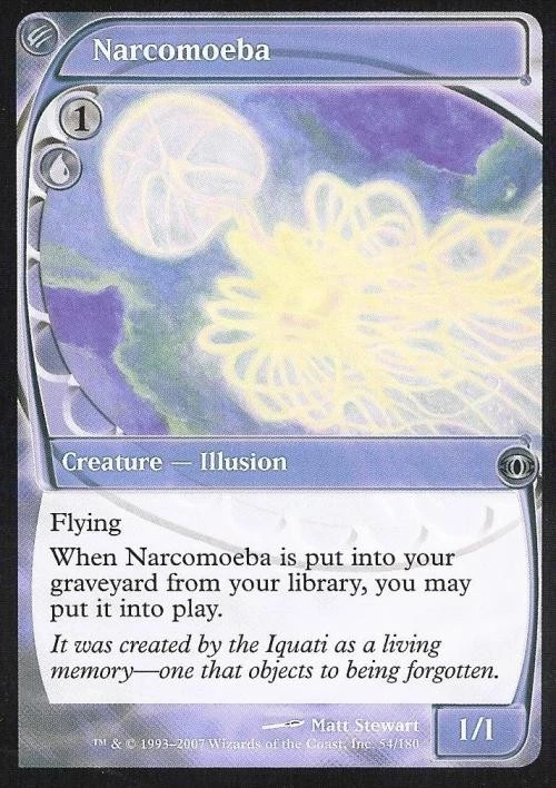 Narcomoeba -Foil Medium Play MTG Futuresight - Image 1 of 1