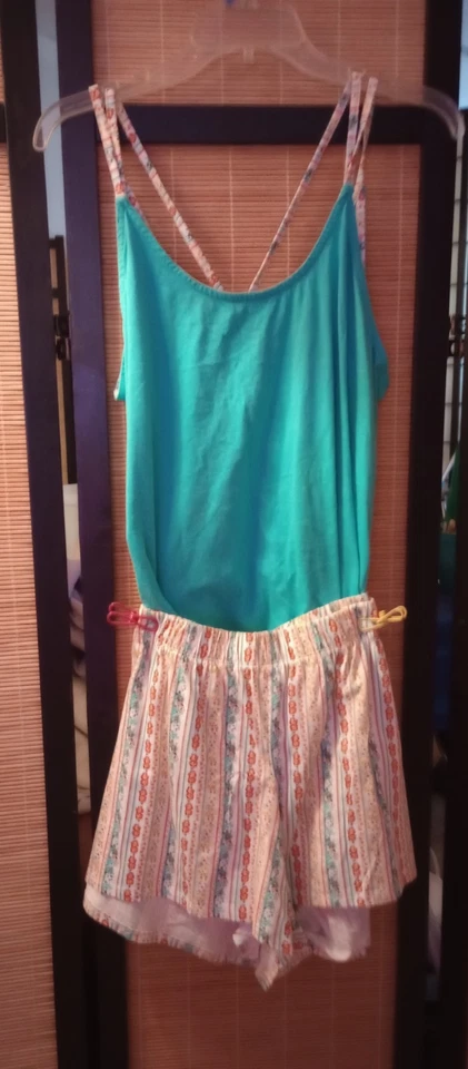 Cacique Tank & Short Pajama Set Floral 18/20 - Image 1 of 1