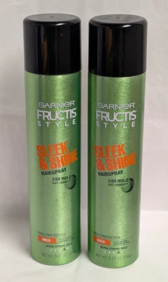 Garnier Fructis Sleek & Shine Harispray Ultra Strong Hold 4 Anti-Humidity 8.25 - Image 1 of 4