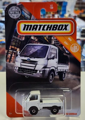 Matchbox MBX City 2014 Subaru Sambar in White 17/100 - Image 1 of 4