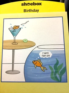 Fun Birthday Card for FRIEND  "Party It Up"!   Shoebox brand by Hallmark SB27 - Picture 1 of 2