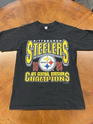 Camiseta De Colección Pittsburgh Steelers AFC Central Champions 1994 Logo 7 Foto 1 de 4
