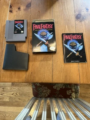 Great Clean Copy of Final Fantasy NES Nintendo Manual, Box, Game--No Map - Image 1 of 4