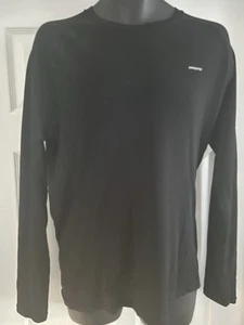 Patagonia Capilene 2 Mens Size Large Black Lightweight Long Sleeve Shirt - Picture 1 of 5