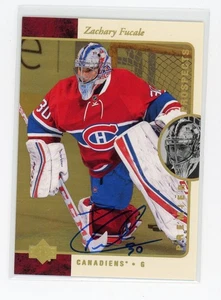 2015-16 SP Authentic 1995-96 Retro Gold Zachary Fucale #R45 Rookie Auto RC - Picture 1 of 1
