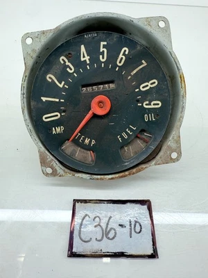 *PARA REPUESTOS* Medidores Velocímetro Cluster Willys Jeep CJ5 CJ6 Años 50 1960 CJ C36-10 Foto 1 de 4