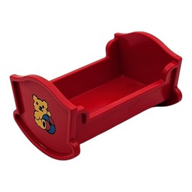 LEGO Duplo Red Bear Crib 4908pb01 Town House Set 2752 9152 2615