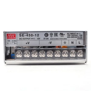 One New Switching power supply For MEAN WELL SE-450-12 12V 37.5A Free Shipping - Picture 1 of 4