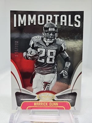 2018 Certified Warrick Dunn 94/999 Immortals Foil #111 Atlanta Falcons L👀k! - Image 1 of 2