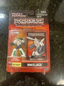 RARE 2003 TRANSFORMERS HEROES OF CYBERTRON AUTOBOT WHEELJACK Hand Loose In Box - Bild 1 von 2