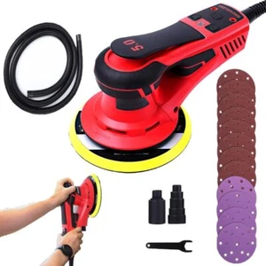 Electric Brushless Random Orbital Sander 6" 10000RPM 5 Variable Speed Sandpaper - Picture 1 of 9